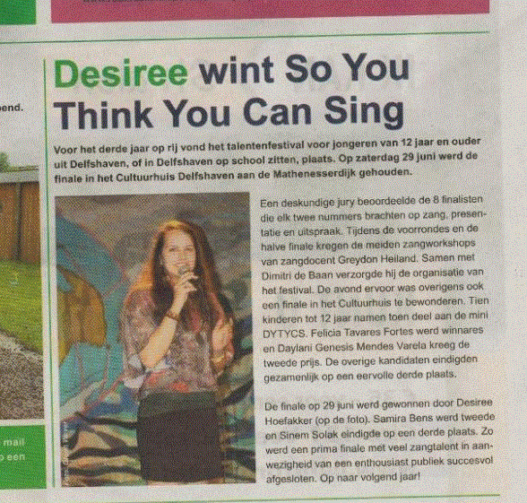 Do you think you can sing